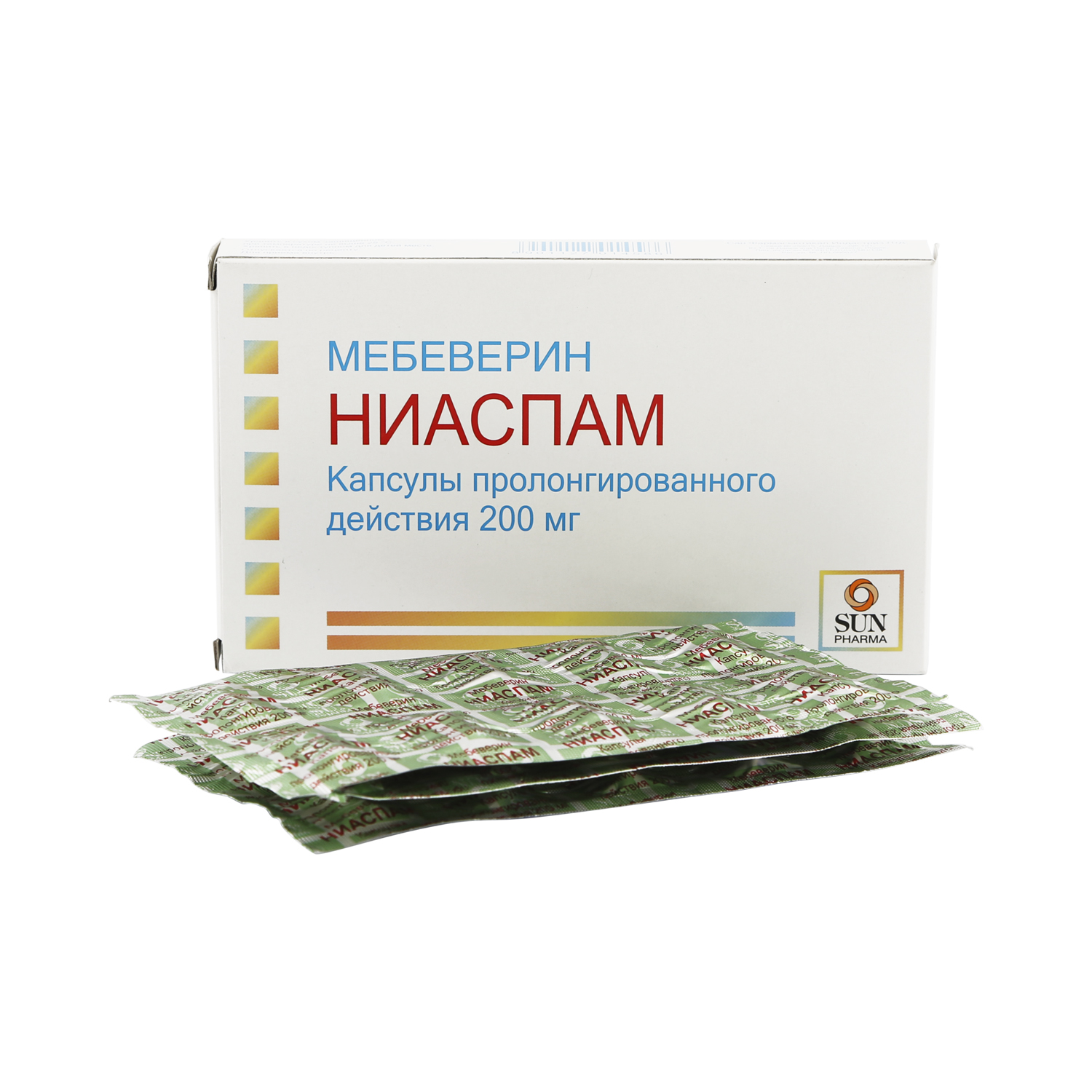 

Ниаспам капс.пролонг. 200мг №30